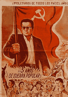 Plakat 5 Jahre Volkskrieg