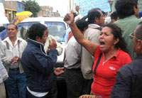 Protesta de algodoneros en Chiclayo