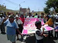 Protesta de algodoneros en Ica
