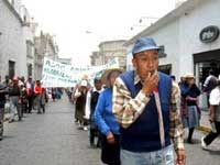 Protesta de ancianos en Arequipa