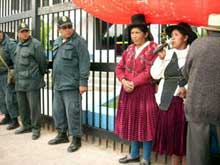 Protesta de pobladores de Azangaro