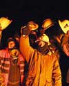 Protesta de los mineros de Casapalca
