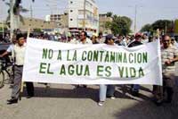 Marcha de agricultores en Chiclayo