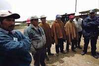 Protestas contra la minería en Chugur