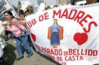 Protesta de miujeres en Lima