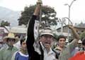 Protesta contra la minera Majaz en Hucancabamba