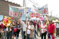 Protestas contra fraude electoral en Virú