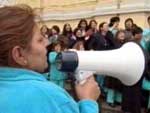 Protesta de trabajadores de Salud