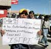 Protesta de estudiantes en Ilave