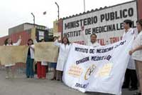 Huelga de trabajadores del Ministerio Público en Trujillo