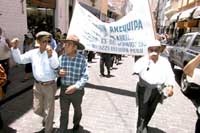 Protesta de jubilados en Arequipa