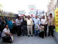 Protesta de jubilados en Arequipa