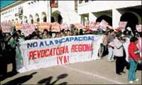 Paro regional en Ancash