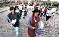 Paro regional en Cusco