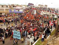 Paro contra Southern Peru en Ilo