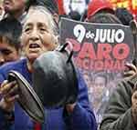 Paro nacional 9 de julio en Lima