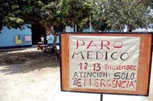 Paro nacional de los médicos