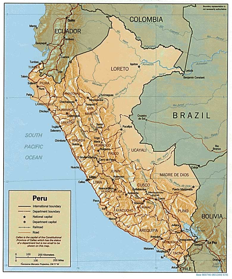 mapa Peru