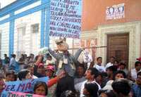 Protesta de los trabajadores de Tumán