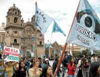 Protestas en Cusco