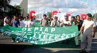 Marcha de protesta en Iquitos