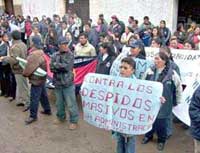 Paro de Salud ein Huancavelica