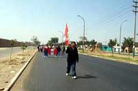 Marcha a Lima de los trabajadores de Educación de Ica