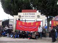 Manifestación de los maestros en Ayaviri/ Puno