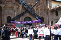 Protesta de estudiantes en Cusco