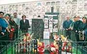 Homenaje a las víctimas del genocidio de La Cantuta