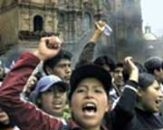 Protestas en Cusco