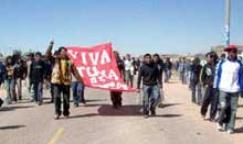 Studentenprotest in Juliaca