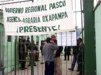 Proteste der Angestellten des Landwirtschaftsministeriums in Pasco