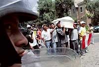 Proteste gegen den gewaltsamen Tod eines ambulanten Händlers in Lima