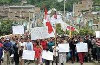 Demonstration in Andahuaylas