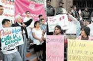 Demonstration gegen Korruption und Straflosigkeit in Piura