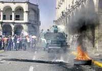 Regionaler Streik in Arequipa