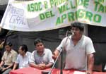 Proteste von Händlern in Tacna