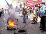 Regionaler Streik in Cusco