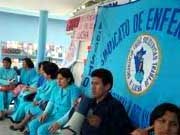 Proteste der Krankenschwestern in Ayacucho