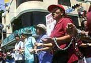 Proteste von Krankenschwestern in Piura