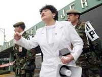 Warnstreik der Krankenschwestern der Armeekrankenhäuser in Lima