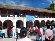 Besetzung des Rathauses von Huamanga