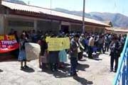 Regionaler Streik in Huancavelica