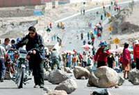 Generalstreik Juli 2007 in Arequipa