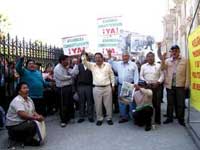 Proteste von Pensionären in Arequipa