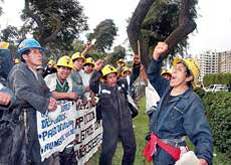 Streik der Bergarbeiter in Marcona