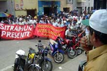 Streik der städtischen Angestellten in Tarapoto