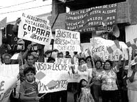 Protesta de pobladores de Vista Alegre/Nasca