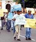 Arbeiter von Telefongesellschaft in Piura